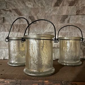 Three Candle Holders